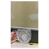 Cut Crystal Nappy Dishes Set of 2
