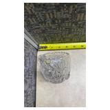 Cut Crystal Nappy Dishes Set of 2