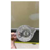 Cut Crystal Nappy Dishes Set of 2