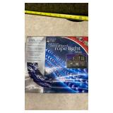2 Boxes of Holiday Time Crystalized Rope Light 18ft Blue And White