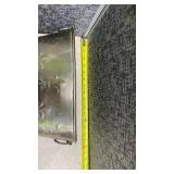 Decorative Metal Bucket with Fleur-de-lis Pattern