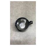 Pewter Tea Cup with Decorative Handle