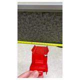 Red Christmas Train Set with Steam Engine