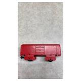 Red Christmas Train Set with Steam Engine