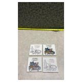 Recipe Illustration Ceramic Costers Set - Salad Dressing Collection