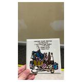 Recipe Illustration Ceramic Costers Set - Salad Dressing Collection