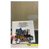 Recipe Illustration Ceramic Costers Set - Salad Dressing Collection