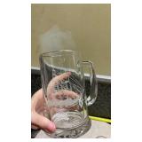 Nautical Ship Design Glass Beer Mugs Set of 4