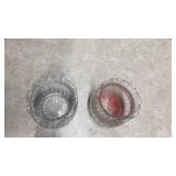 Decorative Glass Votive Candle Holders Set of 4