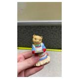 1993 Hallmark Bear Family Ornament Set