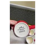 Hallmark Red Heart Shaped Coffee Mugs Set