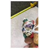 Traditional Santa Claus Musical Figurine