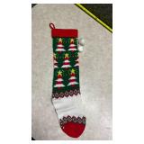 Christmas Tree Pattern Knit Stocking