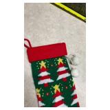 Christmas Tree Pattern Knit Stocking
