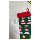 Christmas Tree Pattern Knit Stocking