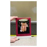 1996 Hallmark Peppermint Surprise Mouse Christmas Ornament