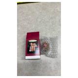 1996 Hallmark Peppermint Surprise Mouse Christmas Ornament