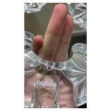 Crystal Clear Glass Floral Wreath