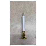 Electric Window Candles with Gold Colored Bases