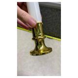 Electric Window Candles with Gold Colored Bases