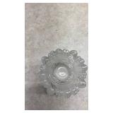 Frosted Glass Tree Votive Holder