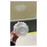 Frosted Glass Tree Votive Holder