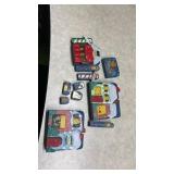 Lot of North Pole Village Scene Wall Decoration