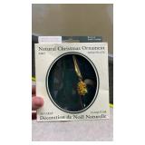 2000 24K Gold Plated Pine Cone Christmas Ornament