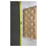 10 Clear Glass Dessert Bowls