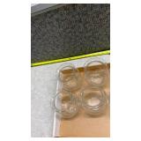 10 Clear Glass Dessert Bowls