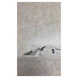 Silver High Heel Christmas Ornament