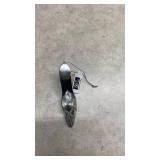 Silver High Heel Christmas Ornament