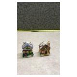 Christmas Village Miniature Houses Set