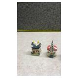 Christmas Village Miniature Houses Set