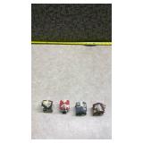 Christmas Village Miniature Houses Set