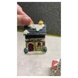 Christmas Village Miniature Houses Set