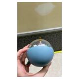 Winter Village Train Scene Snow Globe Ornament