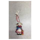 Kurt Adler Snowman with Pets Christmas Ornament
