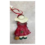 Kurt Adler Snowman with Pets Christmas Ornament