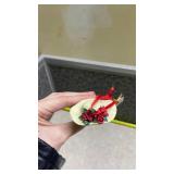 Kurt Adler Snowman with Pets Christmas Ornament