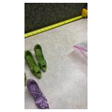 Holiday Time Glitter Shoes Ornaments Set