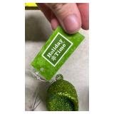 Holiday Time Glitter Shoes Ornaments Set