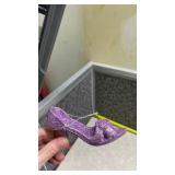 Holiday Time Glitter Shoes Ornaments Set