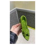 Holiday Time Glitter Shoes Ornaments Set