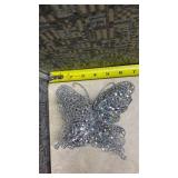 Glitter Butterfly Ornament Set