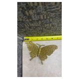 Glitter Butterfly Ornament Set