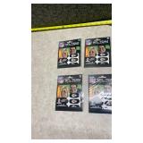 6 Packs of Kansas City Chiefs NFL Eyeblack Strips with 6 Stickers Each