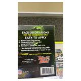 6 Packs of Kansas City Chiefs NFL Eyeblack Strips with 6 Stickers Each