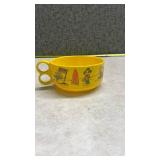 Walt Disney Mickey Mouse Yellow Plastic Cup