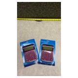 2 Purple 12-Digit Desktop Calculator